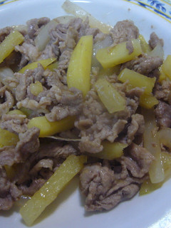 じゃがいもと豚肉炒め-レシピのメイン写真