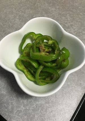 ササっと一品 ピーマンのおかか和え-レシピのメイン写真