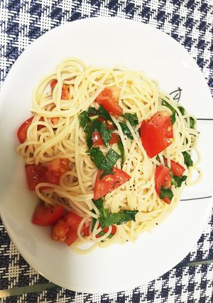 トマトと大葉の冷製パスタ-レシピのメイン写真