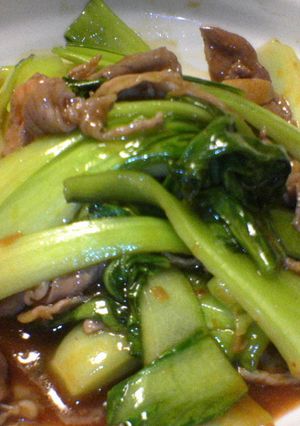 CookDoで簡単青梗菜と豚肉の旨辛炒め-レシピのメイン写真