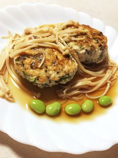 ヘルシー豆腐ハンバーグ 〜しそ風味〜-レシピのメイン写真