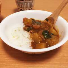 รูปของ 基本の甘口カレー！少量♡