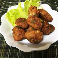 A picture of ミンチと豆腐の落とし揚げ♡.