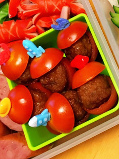 お弁当オカズ*プチトマトバーガー-レシピのメイン写真