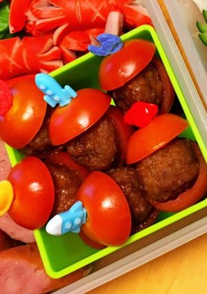 お弁当オカズ＊プチトマトバーガー-レシピのメイン写真