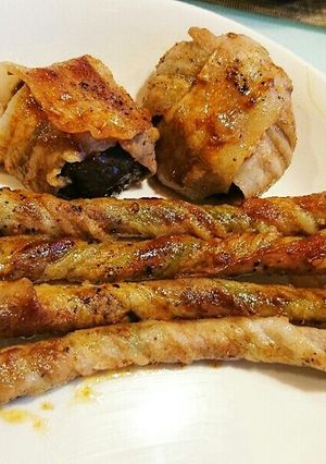 豚バラで簡単野菜巻き-レシピのメイン写真