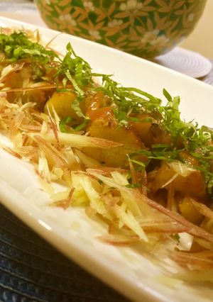 冷酒が呑みたくなる薬味たっぷりの焼きナス-レシピのメイン写真