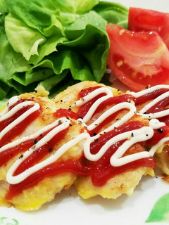 簡単ふわふわ❤鶏むね肉のピカタ♪-レシピのメイン写真