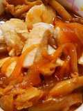 鶏むね肉のレンジ蒸し！ケチャポン酢ソース