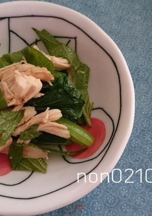 ササミと小松菜の和風和え-レシピのメイン写真