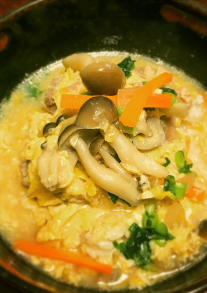 【簡単20分】雑炊風の親子丼-レシピのメイン写真