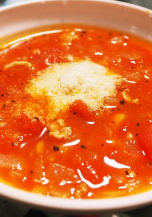 豚肉とニンニクのトマトスープ-レシピのメイン写真