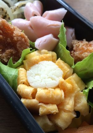 お弁当に　卵とチーズでタンポポ-レシピのメイン写真