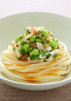 枝豆と薬味のすだちまぜ麺-レシピのメイン写真
