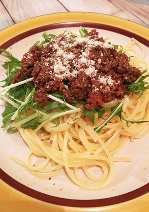本格ミートパスタ！-レシピのメイン写真