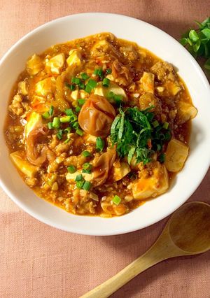 梅麻婆豆腐-レシピのメイン写真