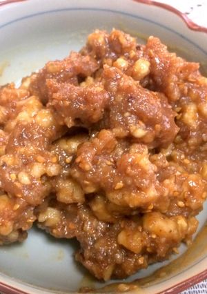 ご飯のおともに!クルミ味噌-レシピのメイン写真