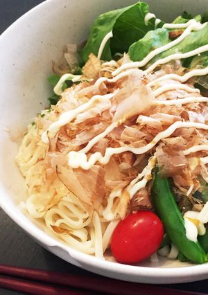 夏においしい！サラダうどん-レシピのメイン写真