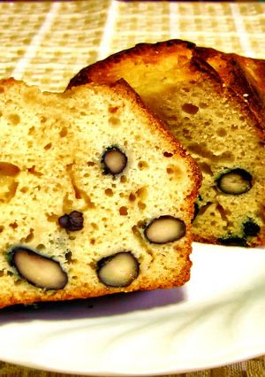 しっとり黒豆のケーキ　酒粕入り-レシピのメイン写真
