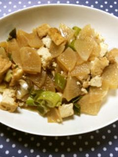 大根と厚揚げの甘辛煮-レシピのメイン写真