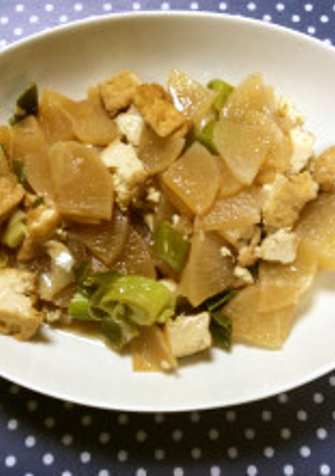 大根と厚揚げの甘辛煮-レシピのメイン写真