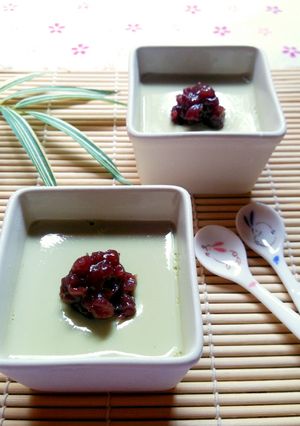 豆乳抹茶プリン-レシピのメイン写真