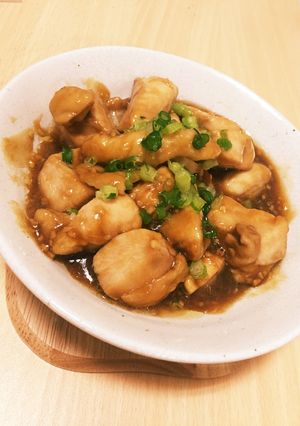 鶏肉の甘辛ニンニク和え-レシピのメイン写真