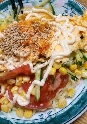 まだまだ暑い、こんな日は冷やし中華-レシピのメイン写真