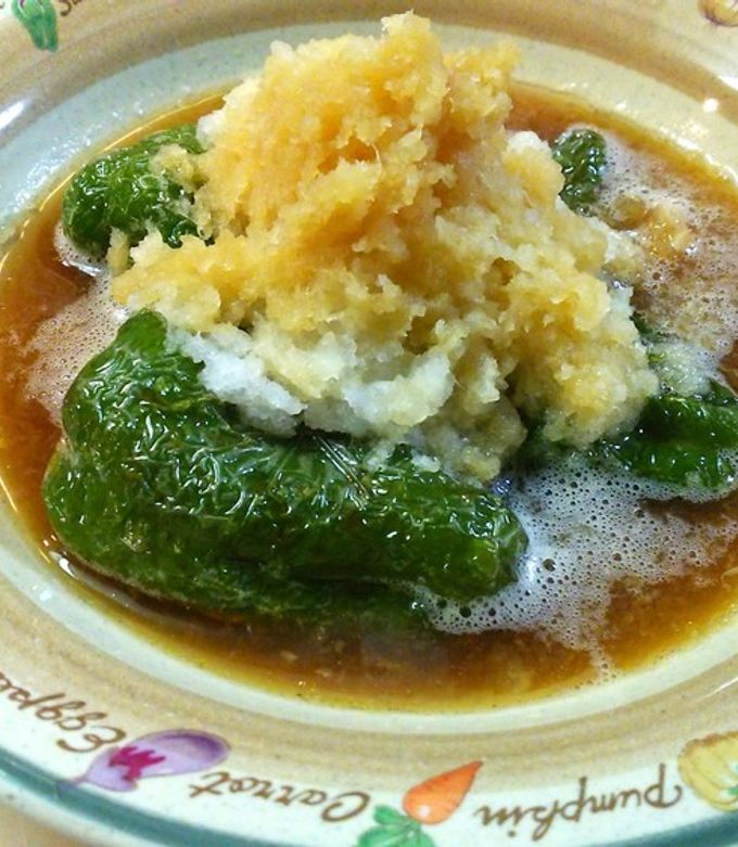 丸ごとピーマンの揚げ浸し-レシピのメイン写真