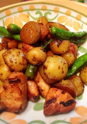 新じゃがと鶏肉炒め♪-レシピのメイン写真