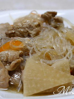 春雨と大根と豚肉のうま煮-レシピのメイン写真