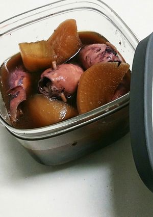 いかと大根の煮物／トップ10入ありがとう-レシピのメイン写真
