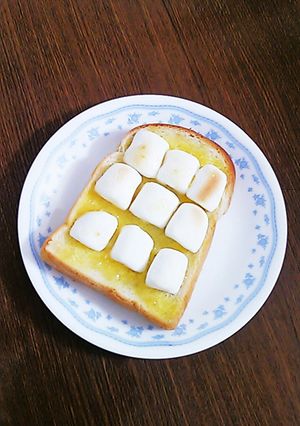 マシュマロ塩レモントースト♪-レシピのメイン写真