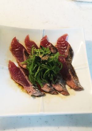簡単 カツオの カルパッチョ！-レシピのメイン写真