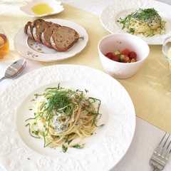 รูปของ しらすとしそのパスタ