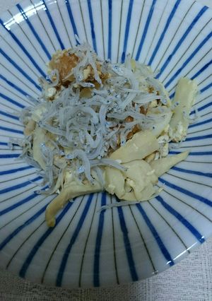 穂先メンマと竹輪の卵とじ-レシピのメイン写真