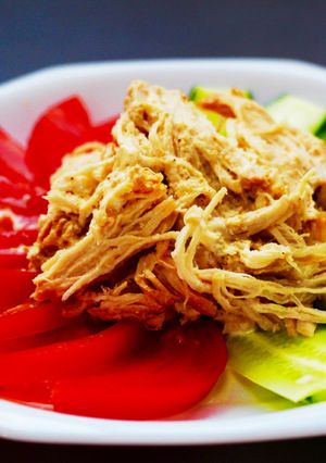 サラダチキンの棒棒鶏-レシピのメイン写真
