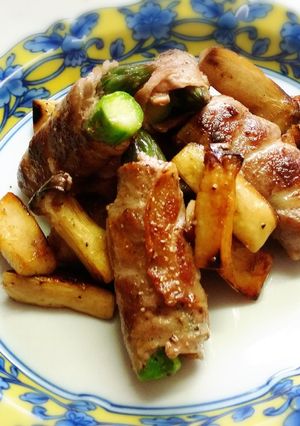 アスパラの豚肉巻き☆塩レモンで爽やか-レシピのメイン写真