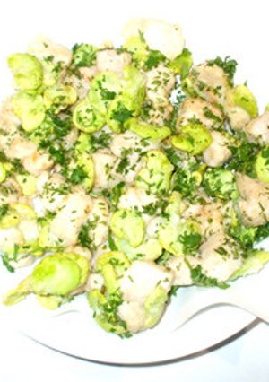 鶏胸肉そら豆の簡単揚げ物♪ヘルシーころも-レシピのメイン写真