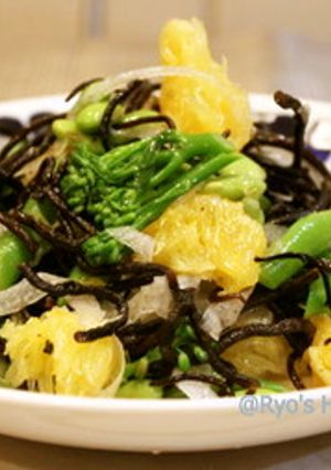 甘夏・ひじきのミネラルグリーンサラダ-レシピのメイン写真