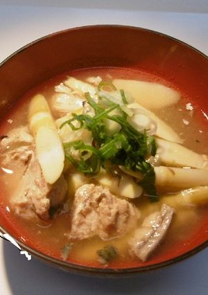 根曲り竹で☆たけのこ汁-レシピのメイン写真