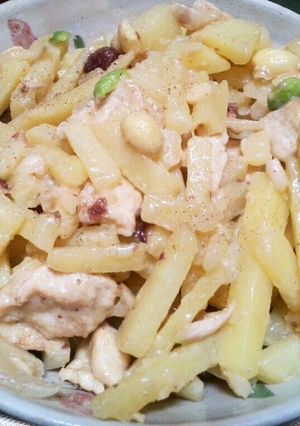 じゃがいも大量消費！じゃが肉チーズ炒め-レシピのメイン写真