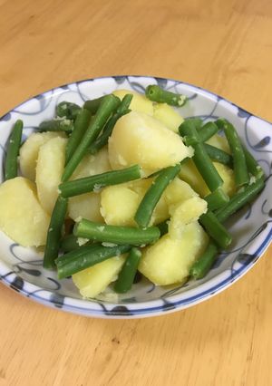 粉ふきいもみたいな じゃがバタいんげん☆-レシピのメイン写真