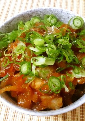 カンタン甘辛豚丼-レシピのメイン写真