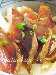 カツオのたたきユッケ丼-レシピのメイン写真