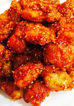 甘辛唐揚げ<韓国料理:タッカンジョン>-レシピのメイン写真