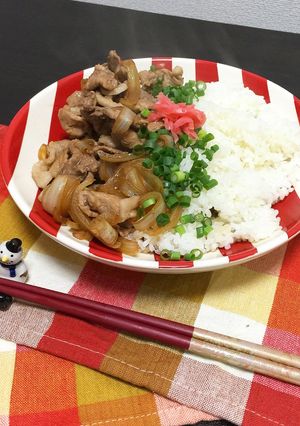 我が家のつゆだく牛丼&豚丼-レシピのメイン写真