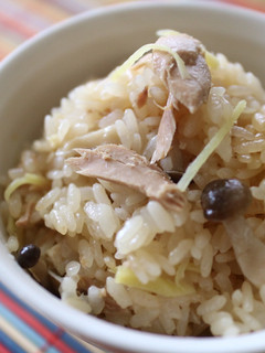 炊飯器まかせ♪ ツナと生姜のおこわ-レシピのメイン写真