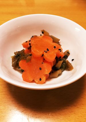 ❁１分でできる♡にんじんのザーサイ和え❁-レシピのメイン写真