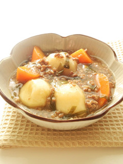 里芋とにんじんのカレーそぼろあんかけ-レシピのメイン写真